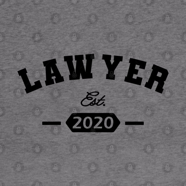 Lawyer Est. 2020 by KC Happy Shop